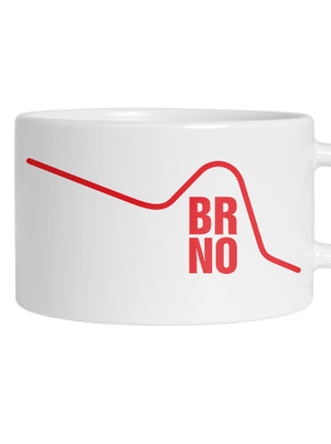 Brno hrnek makronka White