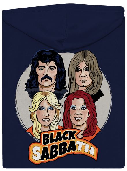 Black Abba pánská mikina na zip Navy