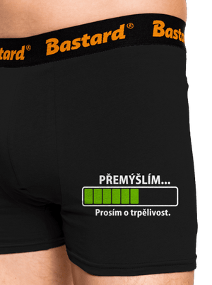 Přemýšlím boxerky Black