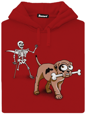 Kostlivec dámská mikina klokanka Red Mal