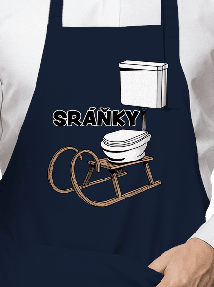 Sráňky zástěra Navy