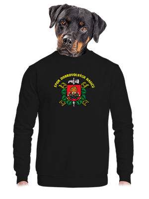 unisex mikina bez kapuce
