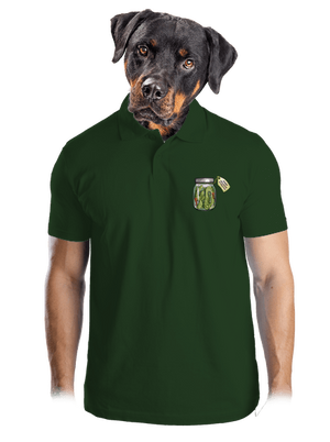 Dobře naložená pánská polokošile Bottle Green Mal