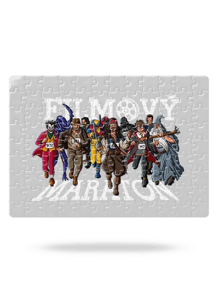 Filmový maraton puzzle White