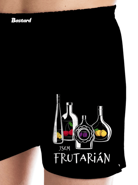 Frutarián pánské trenky Black