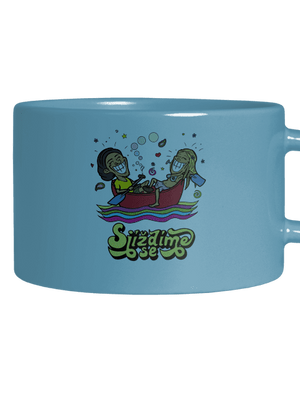 Sjíždíme se hrnek makronka Blue Macaron