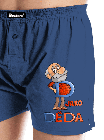 D jako děda pánské trenky Blue