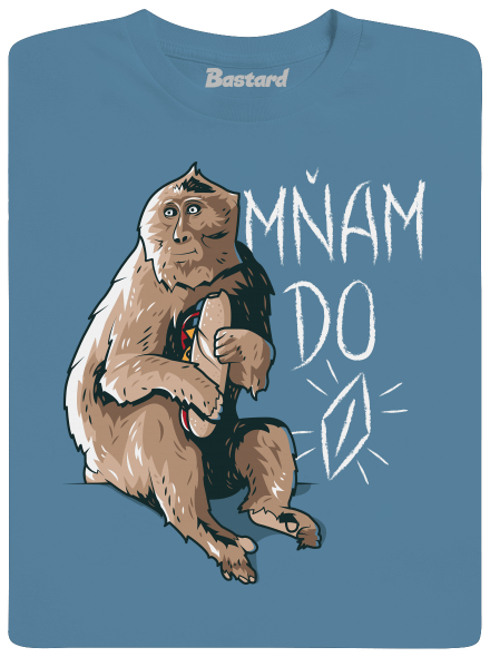Mňam do p*** pánské tričko Stone Blue