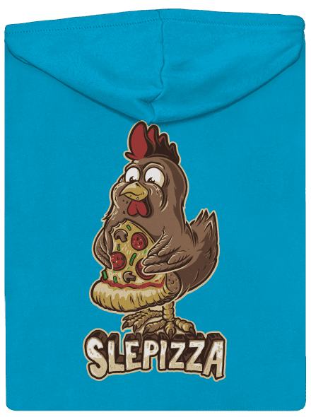 Slepizza dámská mikina na zip Blue Atol