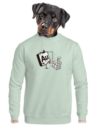 unisex mikina bez kapuce