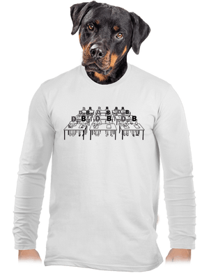 Cimrman: Debil, blbeček pánské dlouhý rukáv White