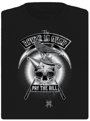 Party is over dámské sportovní tričko Black