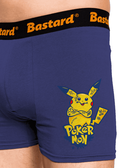Pokérmon boxerky Blue Navy