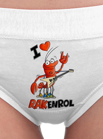 Rakenrol dámské kalhotky White