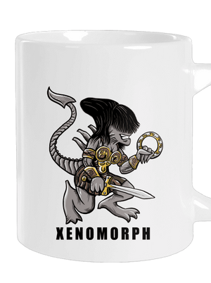 Xenomorph velký hrnek White