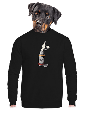 unisex mikina bez kapuce