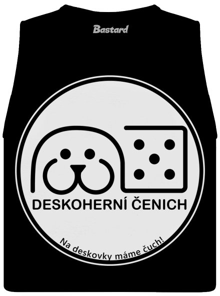 Deskoherní čenich dámské tílko volné Black