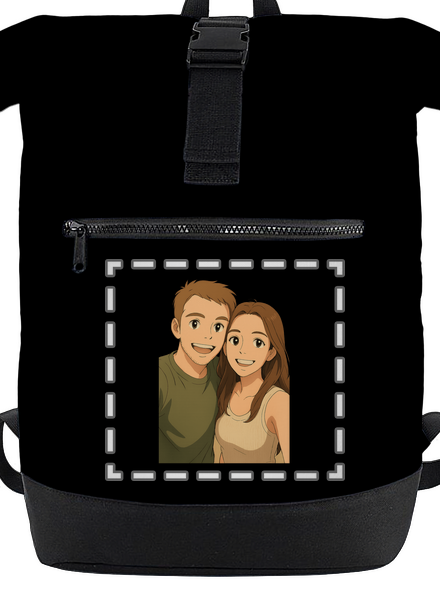 Ghibli efekt z vlastní fotky batoh Black