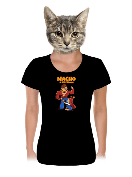 Macho a Šebestová dámské tričko Black