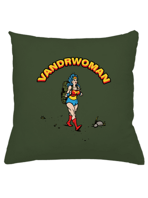 Vandrwoman polštář Olive Green