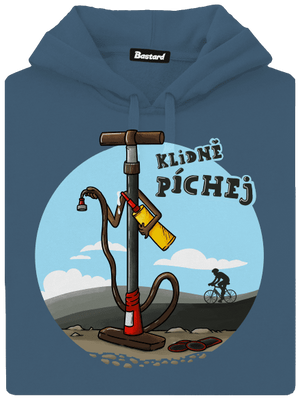 Klidně píchej dámská mikina klokanka Denim