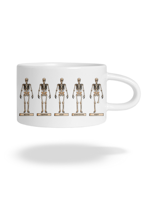 Kostry hrnek makronka White