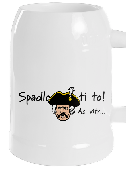 Spadlo ti to půllitr White