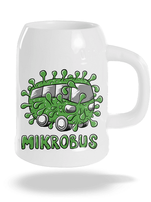 Mikrobus půllitr White