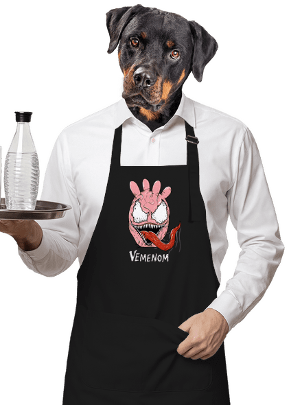 Vemenom zástěra Black
