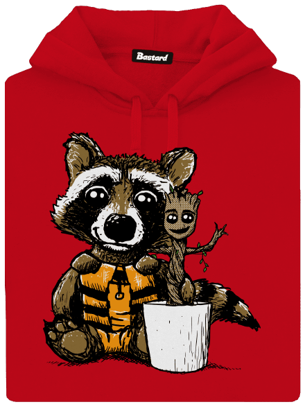 Strážci galaxie pánská mikina klokanka Red