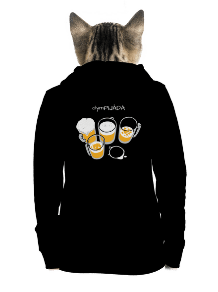 Pijáda dámská mikina na zip Black