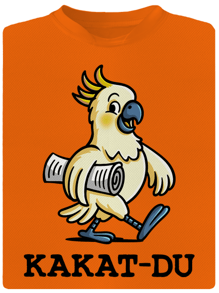 Kakat-du dětské sportovní tričko Neon Orange