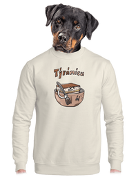 unisex mikina bez kapuce