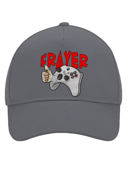 Frayer kšiltovka baseballka Graphite grey