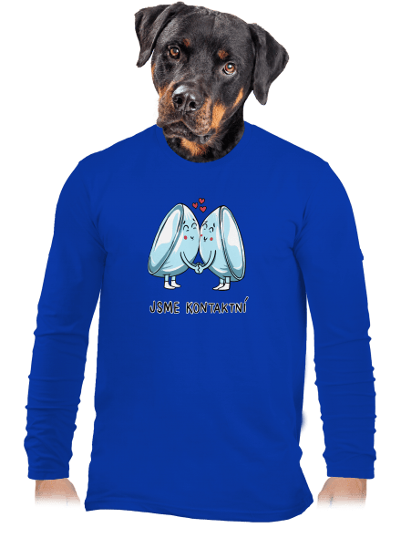 Kontaktní čočky pánské dlouhý rukáv Royal Blue