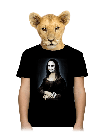 Mona Joker Lisa dětské tričko Black