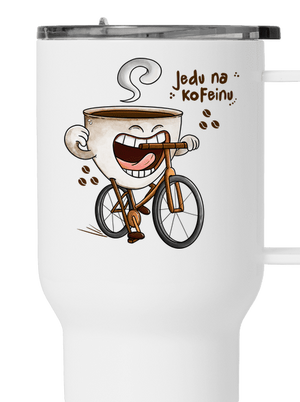 Jedu na kofeinu termohrnek White