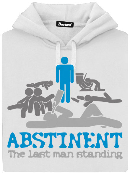 Abstinent dámská mikina klokanka White