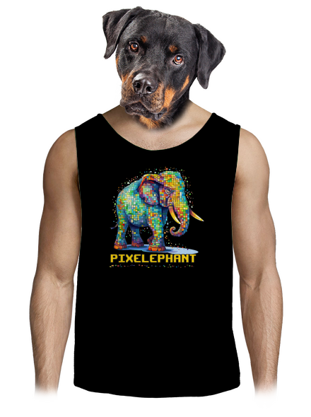 Pixelephant pánské tílko Black