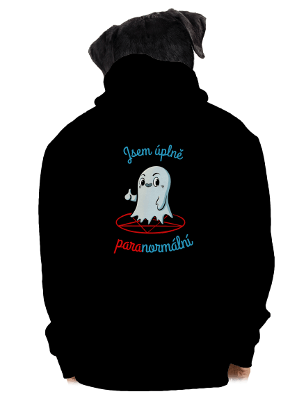 Jsem paranormální pánská mikina na zip Black