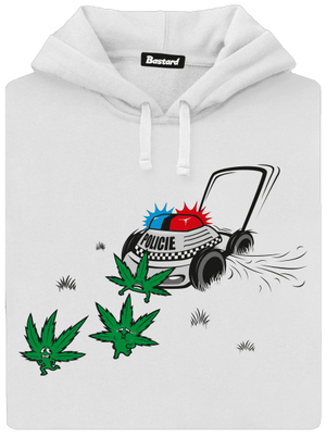 Ganja krize dámská mikina klokanka White