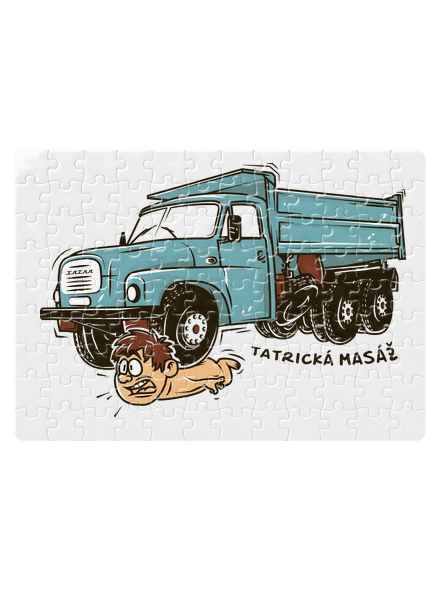 Tatrická masáž puzzle White