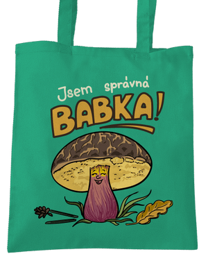 Babka a hříbeček taška Mint