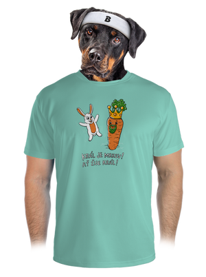 Král je mrkev, ať žije král pánské sportovní tričko Mint Mal