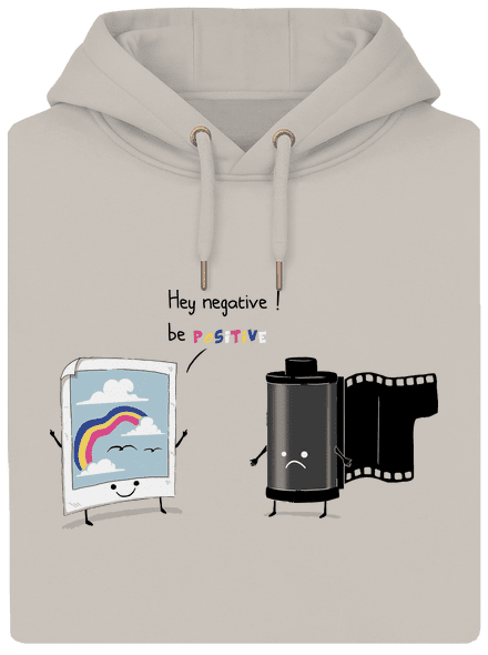 Buď pozitivní unisex mikina premium Pastel Macchiato