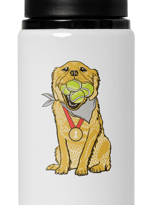 Zlatý retrívr lahev na vodu White