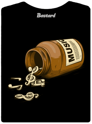 Music Pills dámské tričko Black