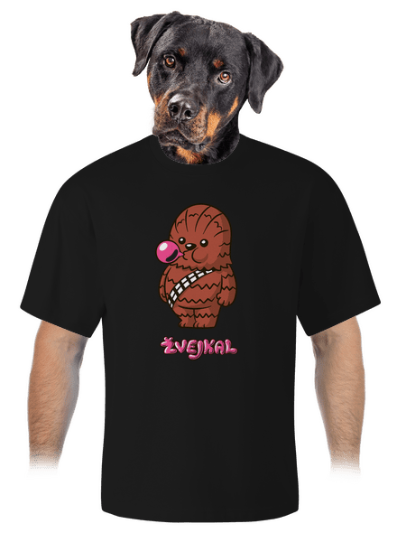 Žvejkal unisex tričko oversized Black