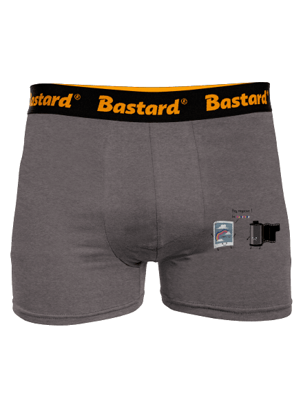 Buď pozitivní boxerky Gray Melange