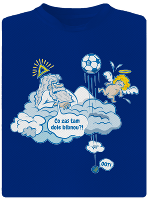 Out pánské sportovní tričko Royal Blue Mal